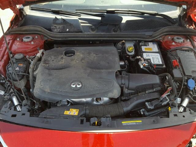 SJKCH5CP3HA023142 - 2017 INFINITI QX30 BASE RED photo 7