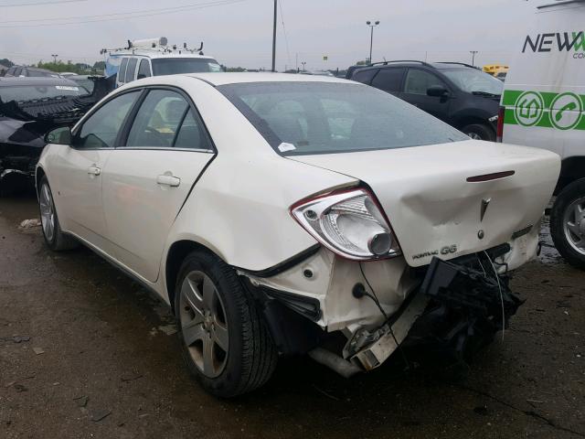 1G2ZG57B994207763 - 2009 PONTIAC G6 WHITE photo 3