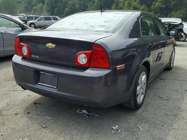 1G1ZA5E11BF288221 - 2011 CHEVROLET MALIBU LS ნაცრისფერი ფოტო 4