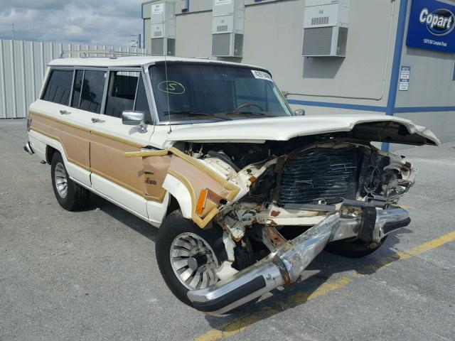 1JCNA15N9BT050764 - 1981 JEEP WAGONEER WHITE photo 1