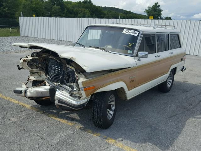 1JCNA15N9BT050764 - 1981 JEEP WAGONEER WHITE photo 2