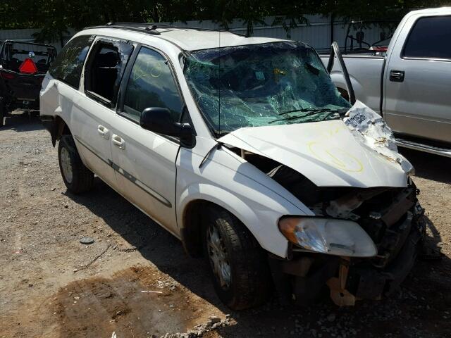 2B8GP44301R230257 - 2001 DODGE GRAND CARA WHITE photo 1