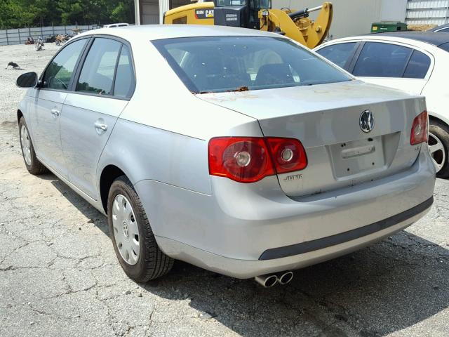 3VWPG71K65M626253 - 2005 VOLKSWAGEN NEW JETTA SILVER photo 3