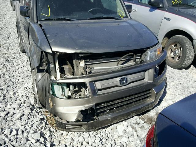 5J6YH18927L015266 - 2007 HONDA ELEMENT SILVER photo 9