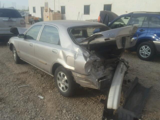 1YVGF22C125292337 - 2002 MAZDA 626 LX GOLD photo 3