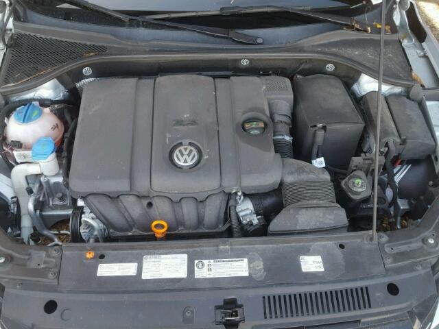 1VWAH7A38DC038771 - 2013 VOLKSWAGEN PASSAT S SILVER photo 7