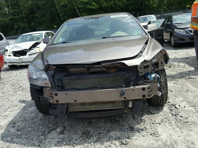 1G1ZC5E1XBF383676 - 2011 CHEVROLET MALIBU 1LT 棕色 照片 9