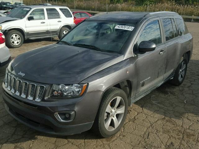 1C4NJCEA3GD816631 - 2016 JEEP COMPASS LA GRAY photo 2