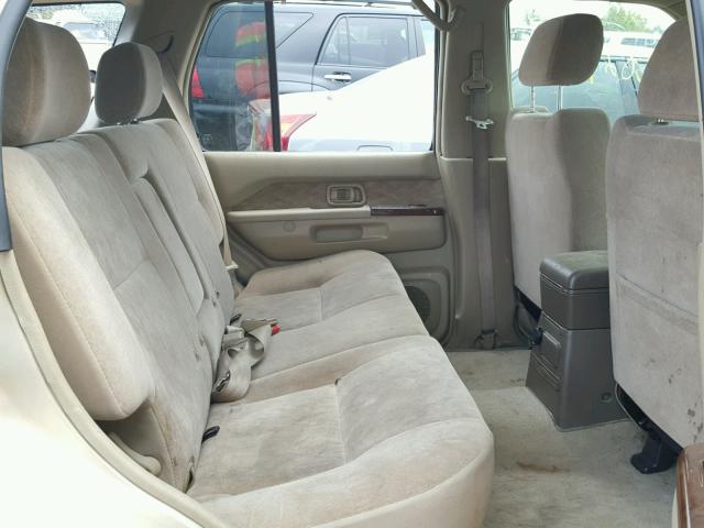 JN8AR07S9YW420547 - 2000 NISSAN PATHFINDER GOLD photo 6