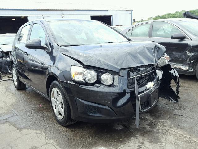 1G1JA6SH7F4181633 - 2015 CHEVROLET SONIC LS BLACK photo 1