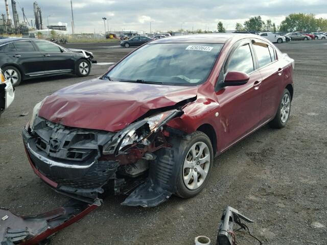 JM1BL1SF3A1118353 - 2010 MAZDA 3 RED photo 2