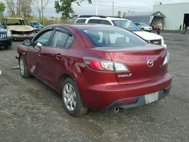 JM1BL1SF3A1118353 - 2010 MAZDA 3 RED photo 3