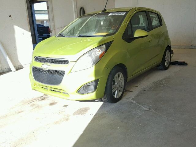 KL8CB6S96DC616739 - 2013 CHEVROLET SPARK GREEN photo 2