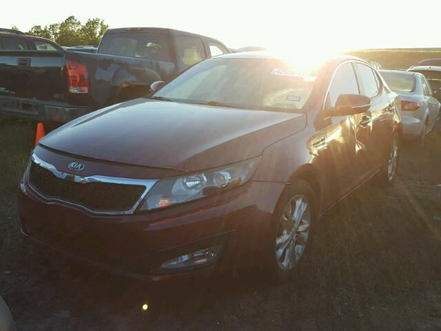 5XXGN4A77DG144166 - 2013 KIA OPTIMA RED photo 2