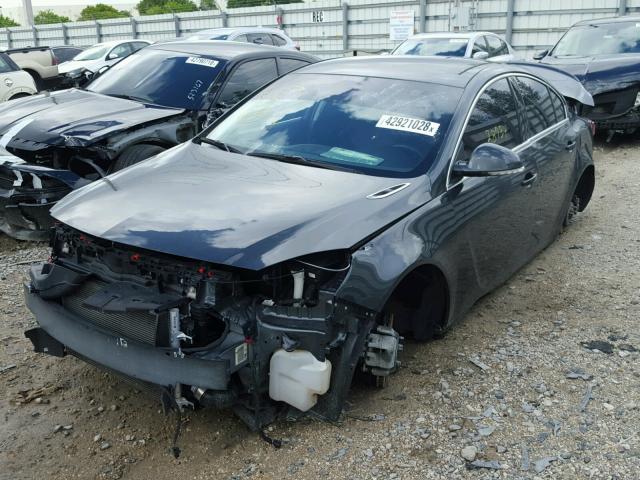 2G4GL5EX9H9127626 - 2017 BUICK REGAL SPOR GRAY photo 2