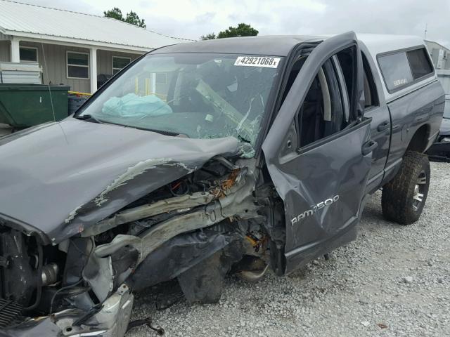 3D7KU28623G799741 - 2003 DODGE RAM 2500 S ნაცრისფერი ფოტო 9