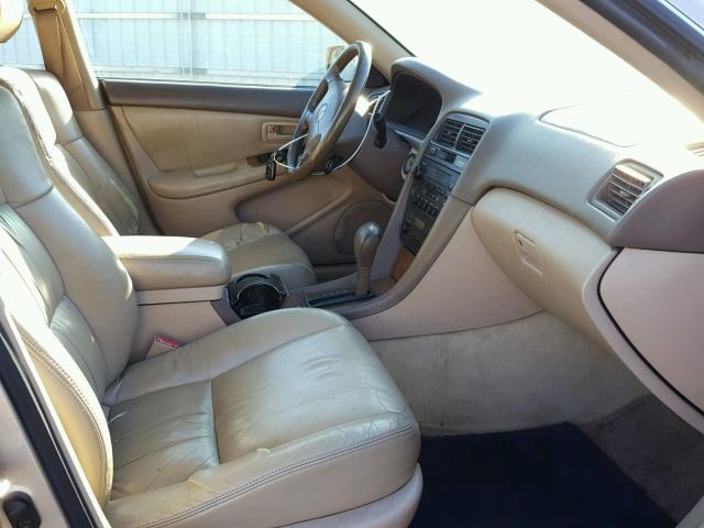 JT8BF28G0W0135202 - 1998 LEXUS ES TAN photo 5