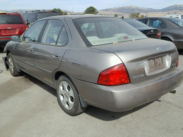 3N1CB51DX4L906237 - 2004 NISSAN SENTRA TAN photo 3