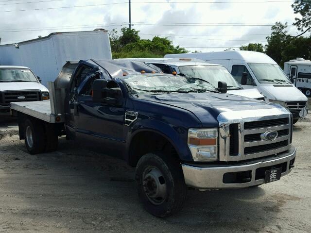 1FDWX37548ED85632 - 2008 FORD F350 SUPER BLUE photo 1