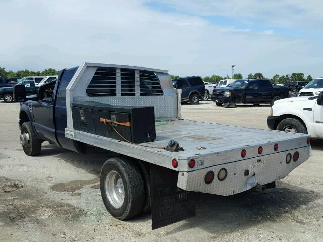 1FDWX37548ED85632 - 2008 FORD F350 SUPER BLUE photo 3