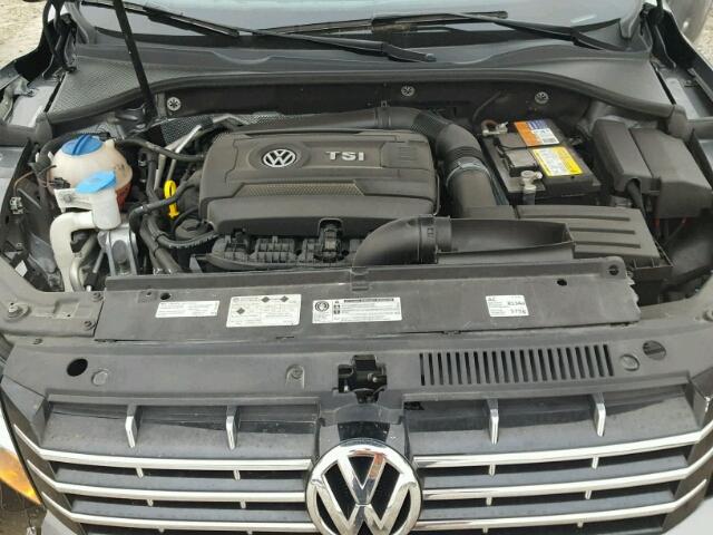 1VWCS7A36EC071232 - 2014 VOLKSWAGEN PASSAT SEL GRAY photo 7