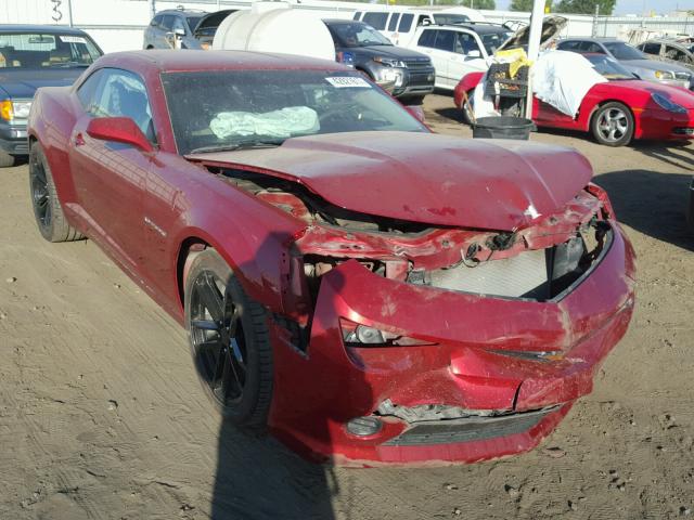 2G1FB1E38F9256262 - 2015 CHEVROLET CAMARO LS MAROON photo 1