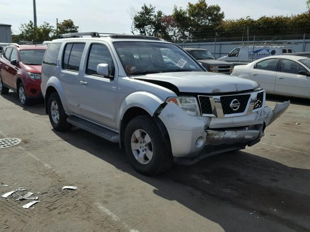 5N1AR18W57C620131 - 2007 NISSAN PATHFINDER SILVER photo 1