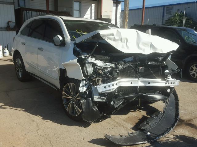 5FRYD4H70HB029901 - 2017 ACURA MDX TECHNO WHITE photo 1