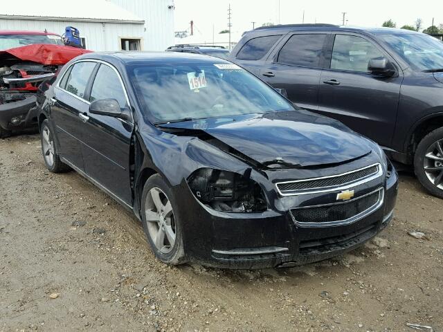 1G1ZC5E02CF162565 - 2012 CHEVROLET MALIBU BLACK photo 1