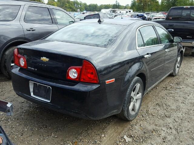 1G1ZC5E02CF162565 - 2012 CHEVROLET MALIBU BLACK photo 4