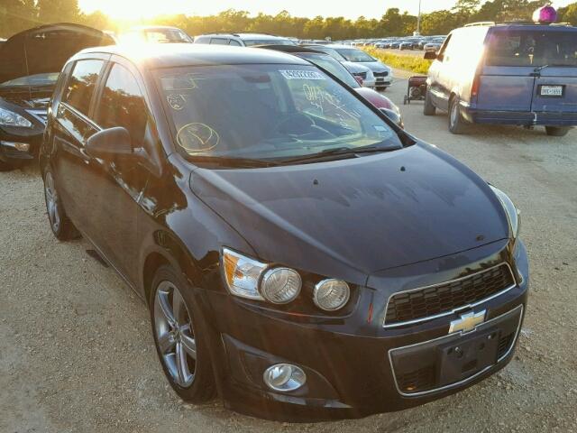 1G1JD6SH2C4134979 - 2012 CHEVROLET SONIC BLACK photo 1