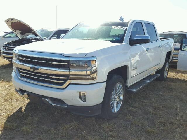 3GCPCTEC0HG296493 - 2017 CHEVROLET SILVERADO WHITE photo 2