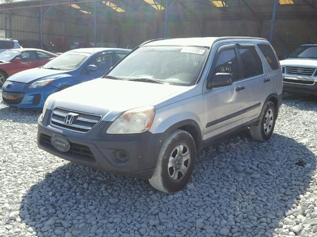 SHSRD68536U407084 - 2006 HONDA CR-V LX SILVER photo 2