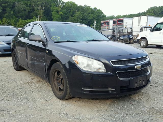 1G1ZG57B684261931 - 2008 CHEVROLET MALIBU LS შავი ფოტო 1