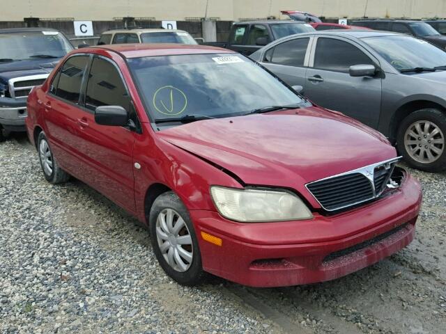 JA3AJ26E43U022658 - 2003 MITSUBISHI LANCER ES RED photo 1