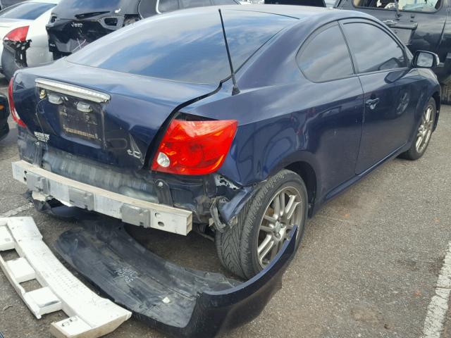 JTKDE167660092956 - 2006 TOYOTA SCION TC BLUE photo 4