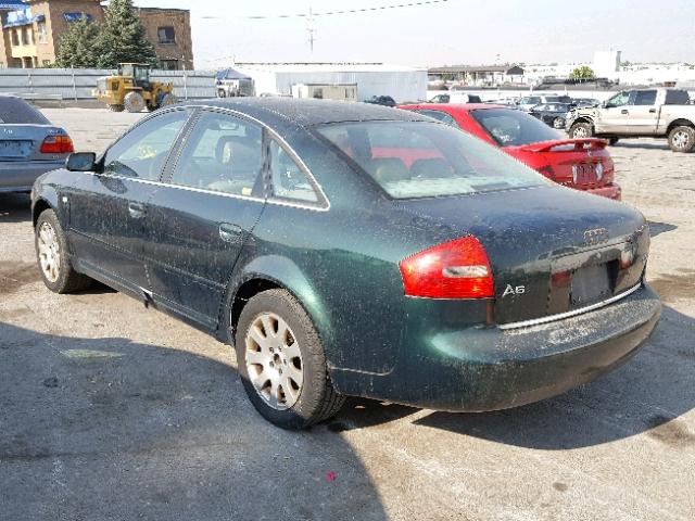 WAUEH64B81N007020 - 2001 AUDI A6 2.8 QUA GREEN photo 3