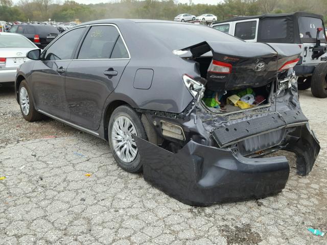 4T1BF1FK2CU127797 - 2012 TOYOTA CAMRY BASE GRAY photo 3