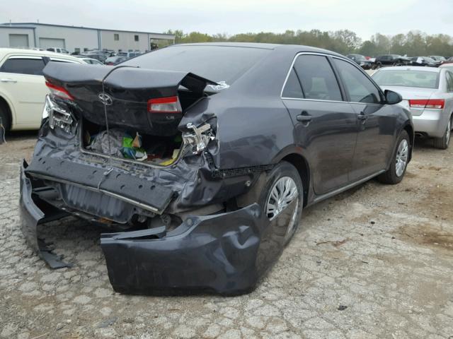 4T1BF1FK2CU127797 - 2012 TOYOTA CAMRY BASE GRAY photo 4