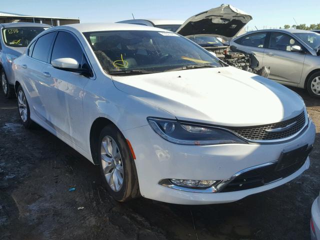 1C3CCCCG3FN514343 - 2015 CHRYSLER 200 C WHITE photo 1