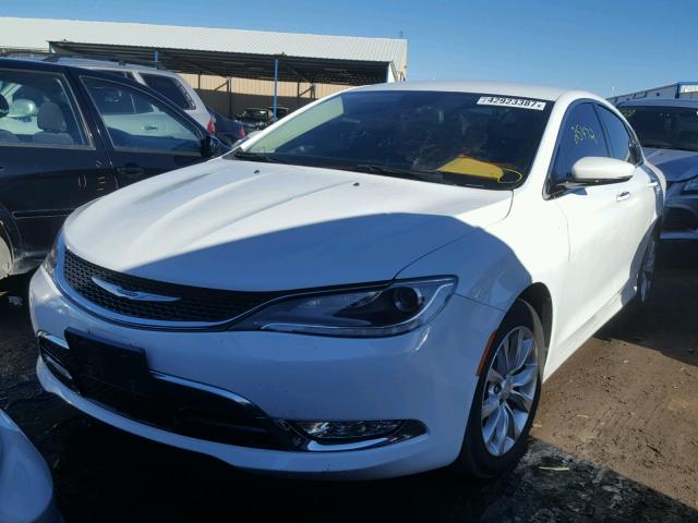 1C3CCCCG3FN514343 - 2015 CHRYSLER 200 C WHITE photo 2