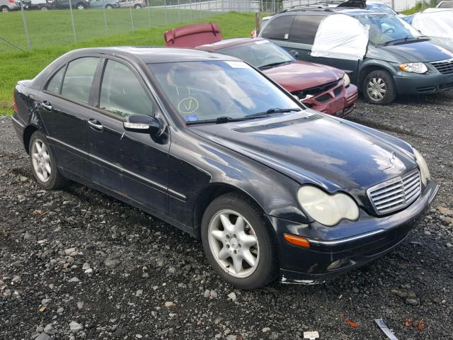 WDBRF81J13F424038 - 2003 MERCEDES-BENZ C 240 4MAT BLACK photo 1