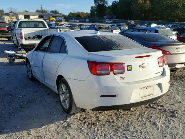 1G11F5SR2DF334716 - 2013 CHEVROLET MALIBU 2LT WHITE photo 3