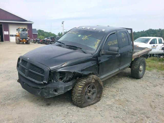 1D7KS28C37J527795 - 2007 DODGE RAM 2500 S BLACK photo 2