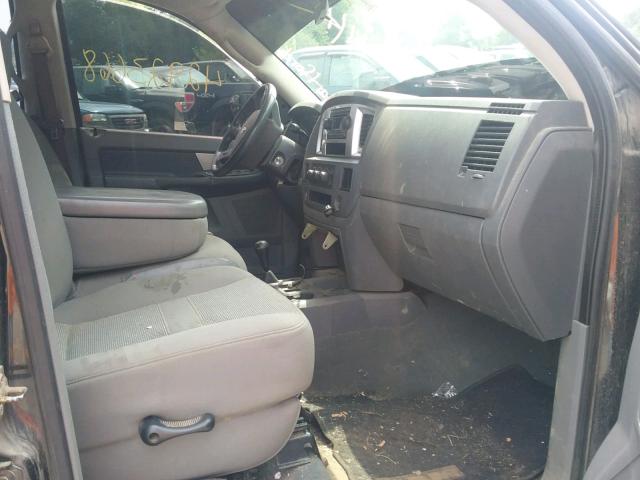 1D7KS28C37J527795 - 2007 DODGE RAM 2500 S BLACK photo 5