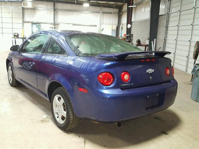 1G1AL15F977342538 - 2007 CHEVROLET COBALT LT BLUE photo 3