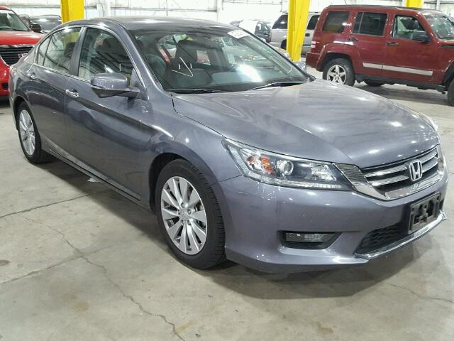 1HGCR2F84EA134167 - 2014 HONDA ACCORD EXL GRAY photo 1