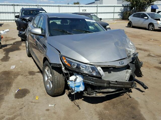 5XXGM4A75FG377839 - 2015 KIA OPTIMA SILVER photo 1