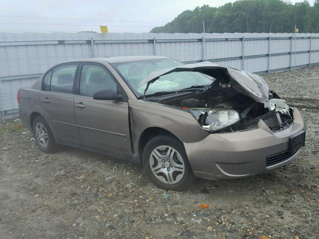 1G1ZS58F08F116193 - 2008 CHEVROLET MALIBU LS BROWN photo 1