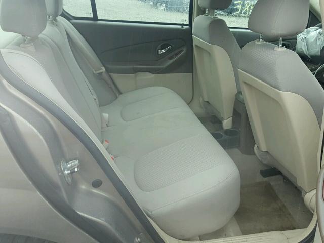 1G1ZS58F08F116193 - 2008 CHEVROLET MALIBU LS BROWN photo 6